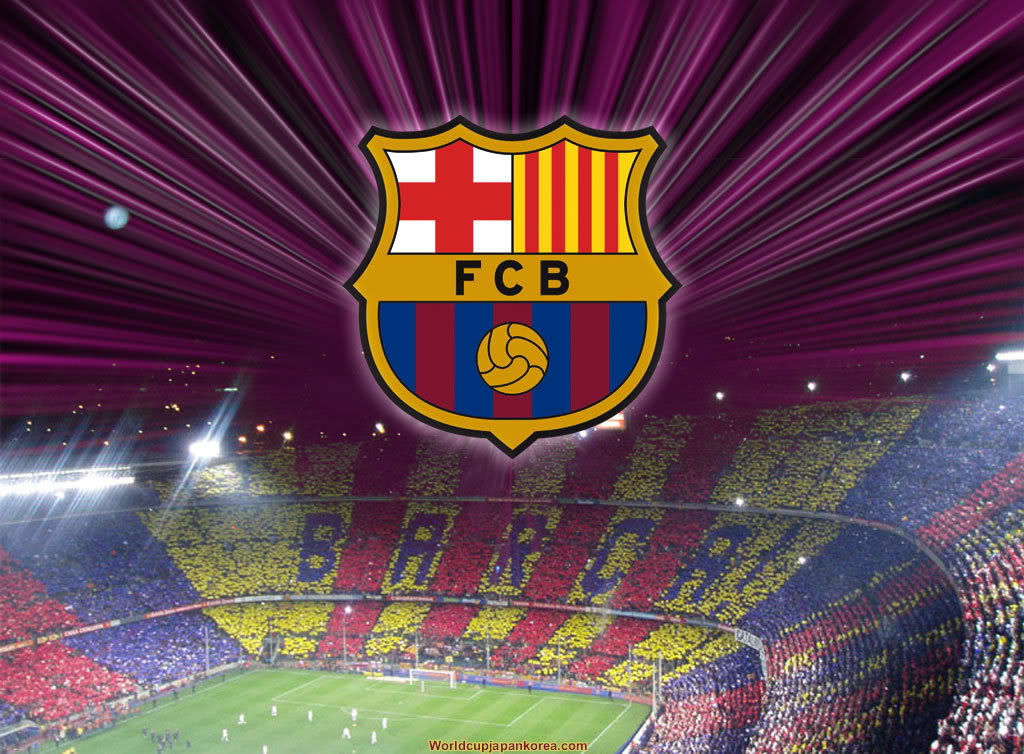 barcelona fc logo 2010. house FC Barcelona vs Racing